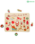 Festive Wooden Puzzle Board